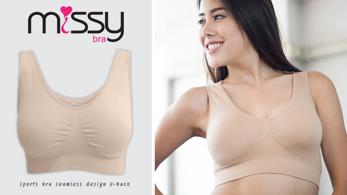 Top Bra Sport Bra สปอร์ตบราผู้หญิง ชุดชั้นในคนอ้วน บราโยคะ ชุดชั้นในคนเสริมหน้าอก ไร้โครงเหล็กไร้ตะขอ
