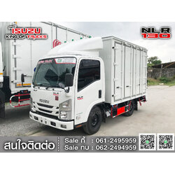 รถบรรทุกอีซูซุ 4 ล้อ ไม่ติดเวลา ISUZU NLR130 ตู้แห้ง10บาน EURO3