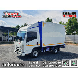 รถบรรทุกอีซูซุ 4 ล้อ ไม่ติดเวลา ISUZU NLR130 ตู้แห้ง2บานทำสี EURO3