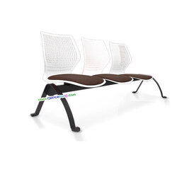 เก้าอี้แถวพักคอย 3 ที่นั่ง พร้อมเบาะที่นั่ง CD03CS