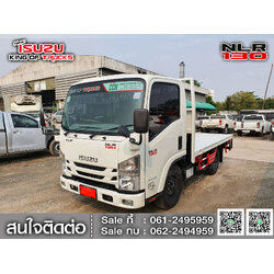 รถบรรทุกอีซูซุ 4 ล้อ ไม่ติดเวลา ISUZU NLR130 กระบะเหล็กพื้นเลียบ EURO3
