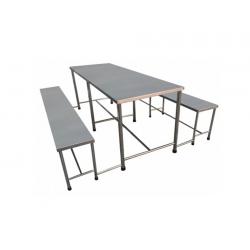 โต๊ะโรงอาหาร (สเตนเลส)