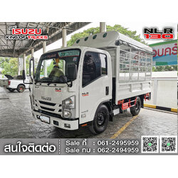 รถบรรทุกอีซูซุ 4 ล้อ ไม่ติดเวลา ISUZU NLR130 กระบะเหล็กโครงหลังคา EURO3
