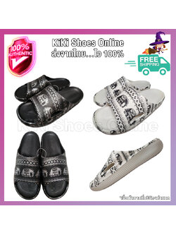 KiKi Shoes - Red Apple รองเท้าแตะ แบบสวม ลายช้างไทย Unisex รองเท้าสำหรับผู้หญิงและผู้ชาย สไตล์มินิมอล ใส่ง่าย สบายเท้า เสริมพื้นสูง หนานุ่ม เพื่อสุขภาพ Elephant screen sandal