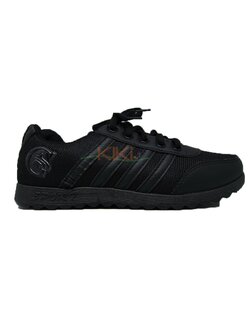 KiKi Shoes - ผ้าใบสีดำล้วน ผ้าใบผู้หญิง สวย สบาย ในทุกสถานการณ์ จะเที่ยวหรือทำงานก็ตอบโจทย์ 4ขีดข้าง