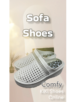 KiKi Shoes - รองเท้าแตะผู้หญิง สวมปิดหัว ยาง EVA พื้นสูง 2 นิ้ว รองเท้าสไตล์ลำลอง รองเท้าพยาบาล นุ่มมาก รองเท้าสลิปออนเพื่อสุขภาพ