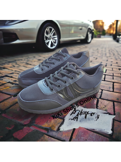 KiKi Shoes - รองเท้าผ้าใบดำล้วน ผ้าใบผู้ชาย สไตล์แบรนด์ ลาย U เล่นเส้นข้าง เท่ โดดเด่น พร้อมลุย รองเท้าแฟชั่น ในทุกโอกาสและจังหวะของชีวิต