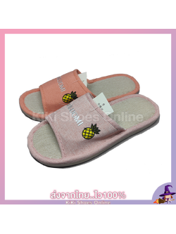 "ปรับราคาล้างสต๊อค" KiKi Shoes - รองเท้าใส่ในบ้าน รองเท้าผู้หญิง ผู้ชาย มินิมอล ลายสับปะรดน่ารัก ใส่นุ่ม เดินสบาย คุณภาพดีเยี่ยม