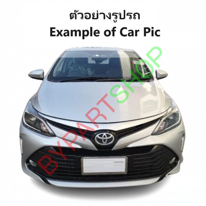 หน้ากระจัง TOYOTA VIOS(วีออส) Gen4 สีดำ(งานไม่ทำสี) ไม่มีโลโก้ ปี2017-2020 (รหัส:VIOS'17)