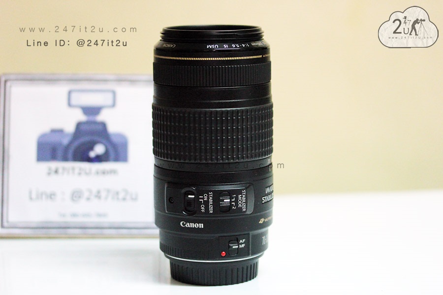 เลนส์ Canon 70-300mm f4-5.6 is USM สภาพดีใช้งานปกติ