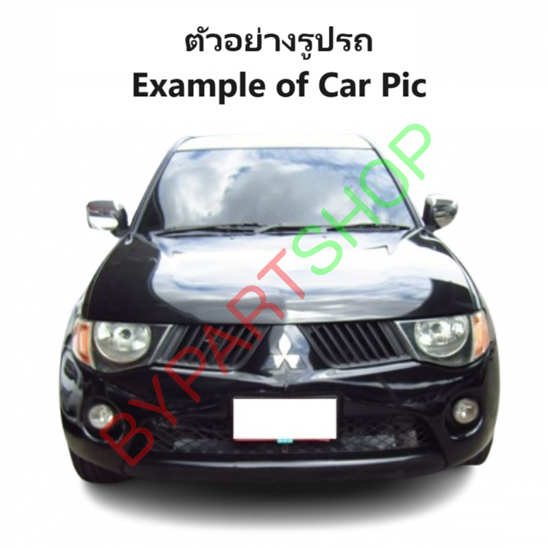 หน้ากระจัง MITSUBISHI TRITON(ไทรทัน) โฉมแรก รุ่นแคป/4ประตู สีดำ ปี2005-2008 (แบบแยกชิ้น) -กรุณาเลือกข้าง-