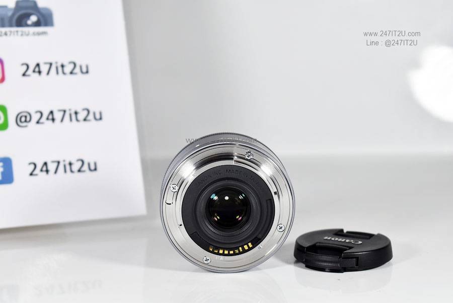 เลนส์ Canon EF-M 22 mm f2 STM สี silver