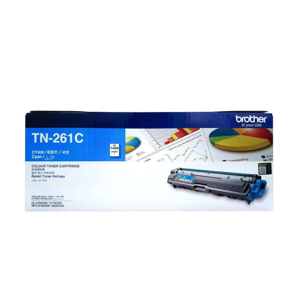 ตลับหมึกโทนเนอร์ สีฟ้า Brother TN-261C