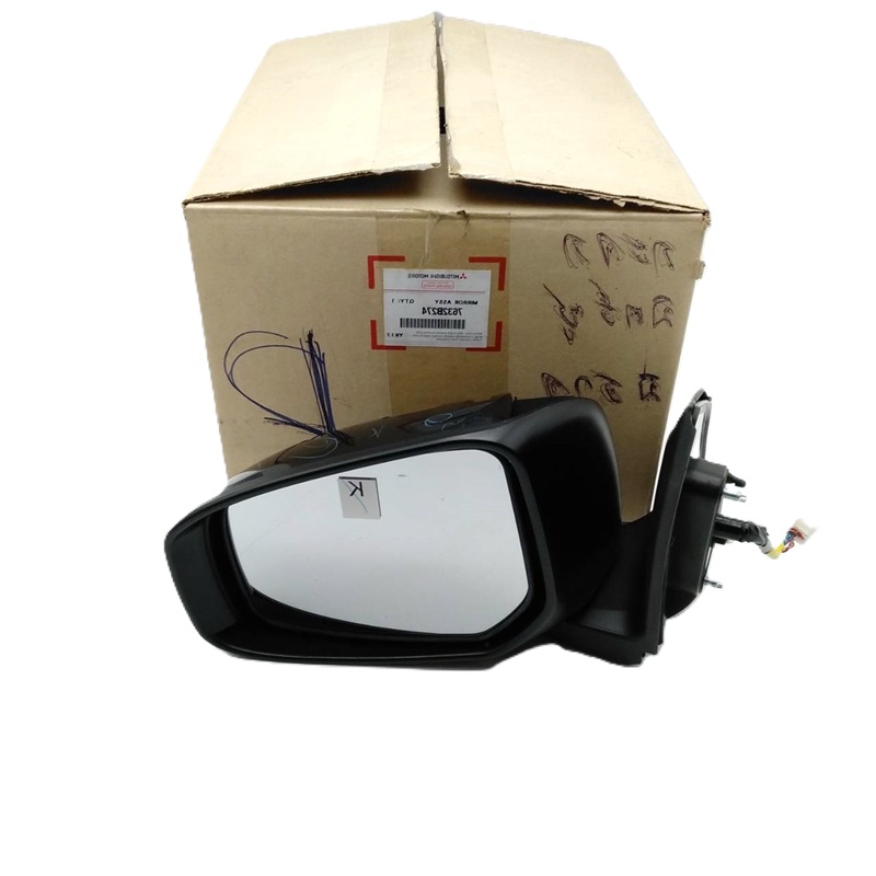 -แท้ศูนย์- กระจกมองข้าง MITSUBISHI MIRAGE(มิราจ) รุ่นปรับ+พับไฟฟ้า 5สาย ปี2013-2015 (ไม่รวมฝาครอบ) -ราคาต่อข้าง-