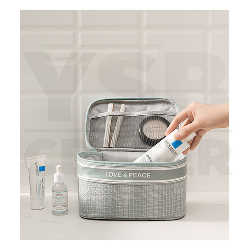 กระเป๋าใส่เครื่องสำอาง กระเป๋าถือ แฟชั่น จุของได้เยอะ การตัดเย็บดีมาก