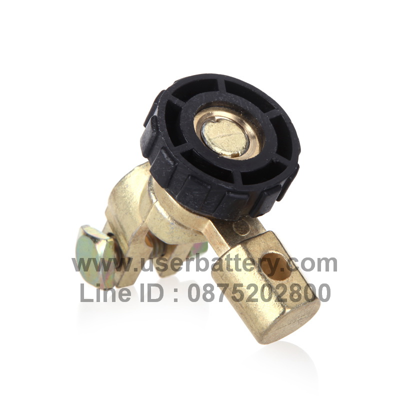 ขั้วแบตตัดกระแสไฟ สีดำ Battery Terminal Link Switch Quick Cut off