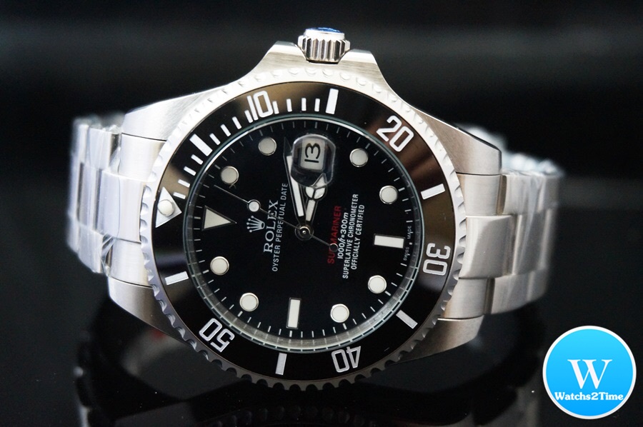 นาฬิกา Rolex Submariner Date Ceramic Automatic Stainless Steel ขอบเซรามิกนำ้เงินดำ