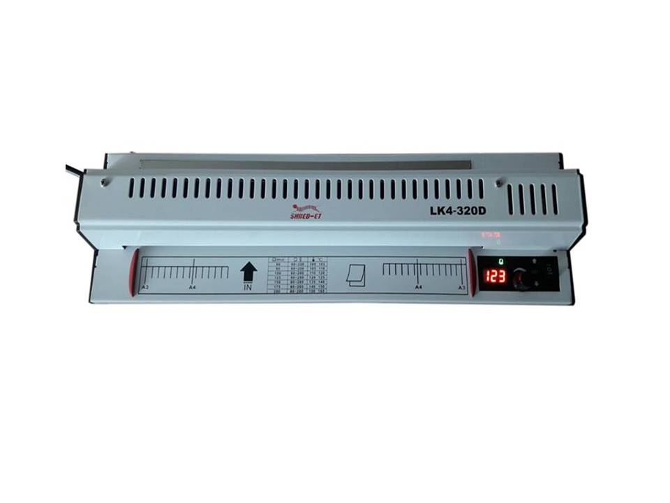เครื่องเคลือบบัตร เชรดเอท LK4-320D (A3)
