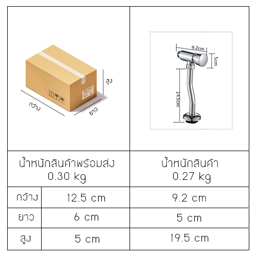 CASSA ฟลัชวาล์ว ก๊อกห้องน้ำสุขภัณฑ์ ชุดอุปกรณ์ ก๊อกกดปัสสาวะชาย รุ่น C1S017-FV-05