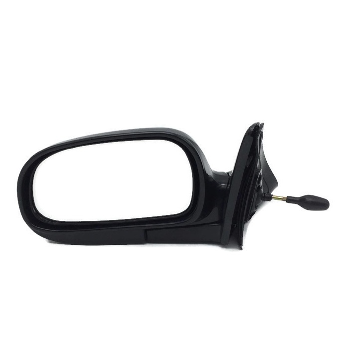 กระจกมองข้าง TOYOTA COROLLA(โคโรล่า) EE/AE100-AE101-AE102 โฉมสามห่วง รุ่นปรับมือ สีดำ(งานไม่ทำสี) -ราคาต่อข้าง-