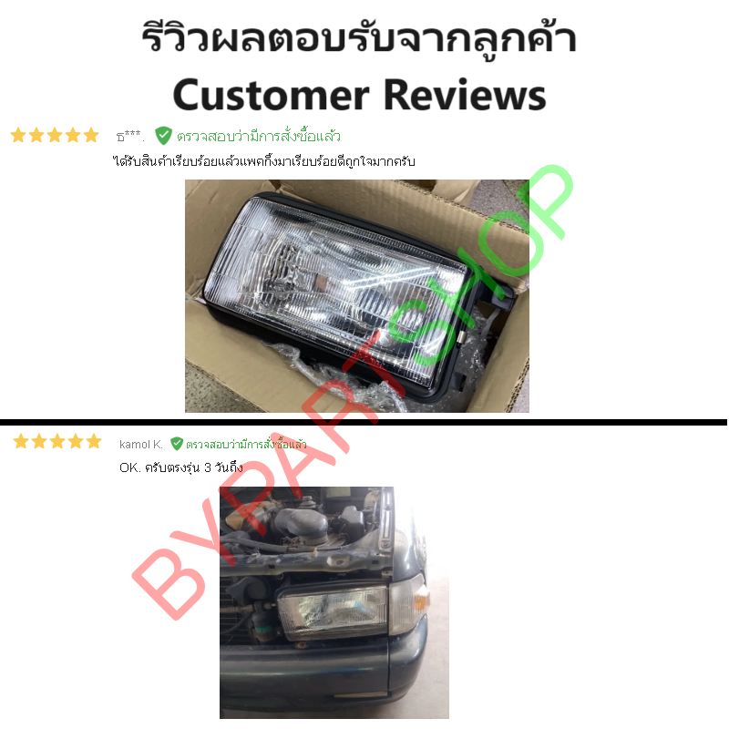 ไฟหน้า ISUZU TFR(มังกร) ไฟตาเต็ม จอไฟเบอร์ ปี1990-1994 (งานแท้ TYC) (รหัส:TFR91,PC) -ราคาต่อดวง-