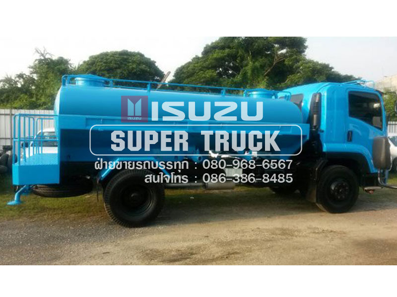ISUZU FTR 240 แบบรถบรรทุกน้ำ (ช่วงต่อยาว 6.4เมตร)