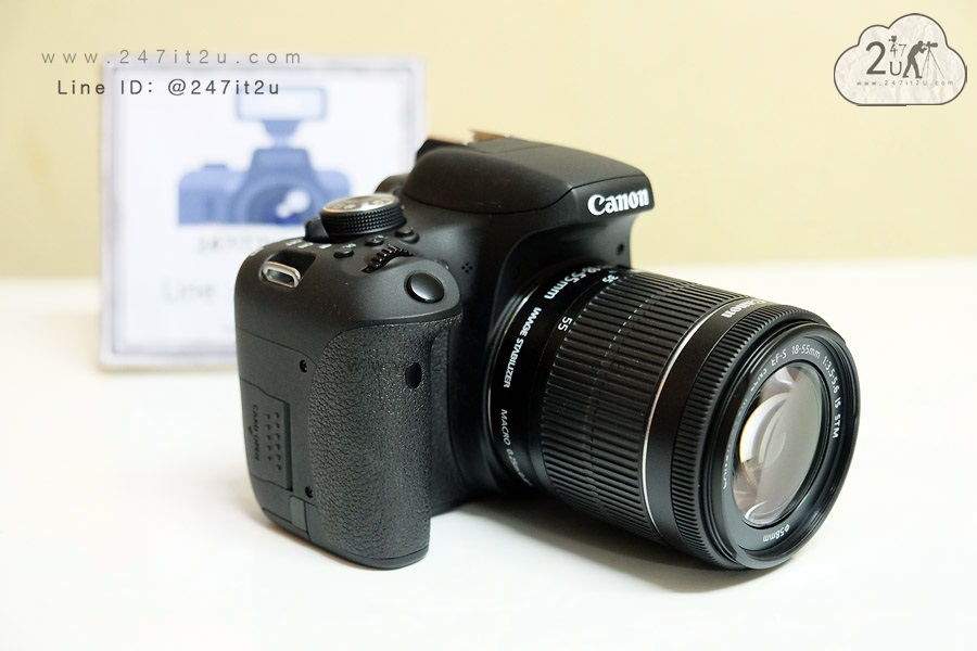 กล้อง Canon 750D+ เลนส์ 18-55mm