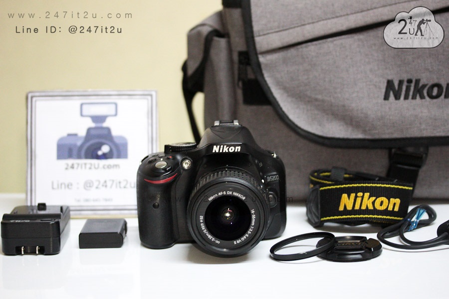 กล้อง Nikon D5200+Lens 18-55mm