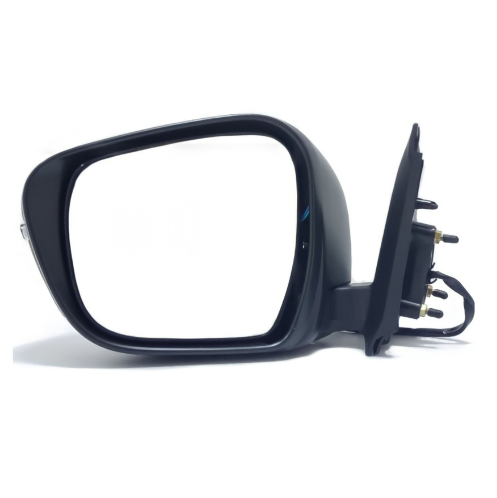 กระจกมองข้าง NISSAN NAVARA NP300(เอ็นพี300) รุ่นปรับ+พับไฟฟ้า มีไฟเลี้ยว 7สาย สีดำ(งานไม่ทำสี) ปี2015-2020 -ราคาต่อข้าง-