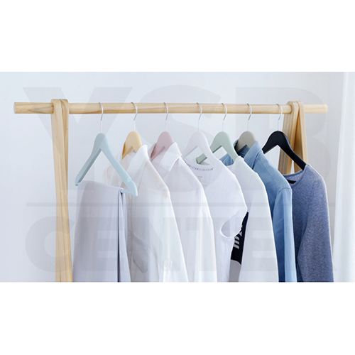 CASSA ไม้แขวนเสื้อ ไม้แขวนเสื้อรักษาทรง ไม้แขวนชุดสูท ไม้แขวนอเนกประสงค์ (แพ็ค 6 ชิ้น)