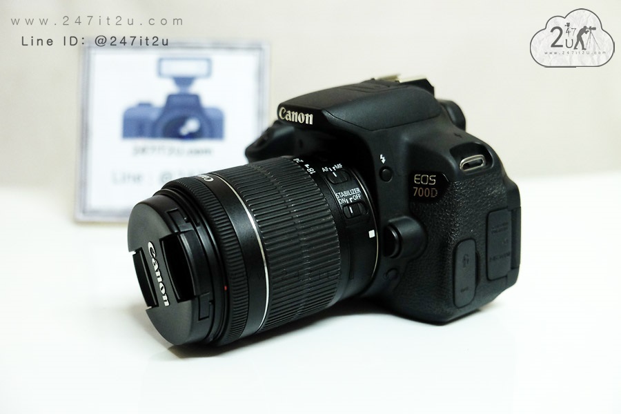 กล้อง Canon 700D + เลนส์ 18-55 mm f3.5-5.6