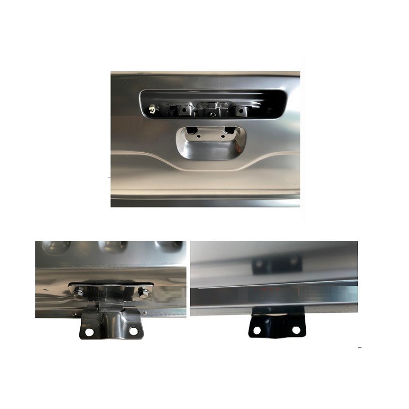 ฝาท้าย MITSUBISHI STRADA (สตราด้า) รุ่นเปิดกลาง เหล็กดำ(หนาเทียบแท้ ไม่ทำสี) ปี1995-2005 -กรุณาเลือกแบบ-