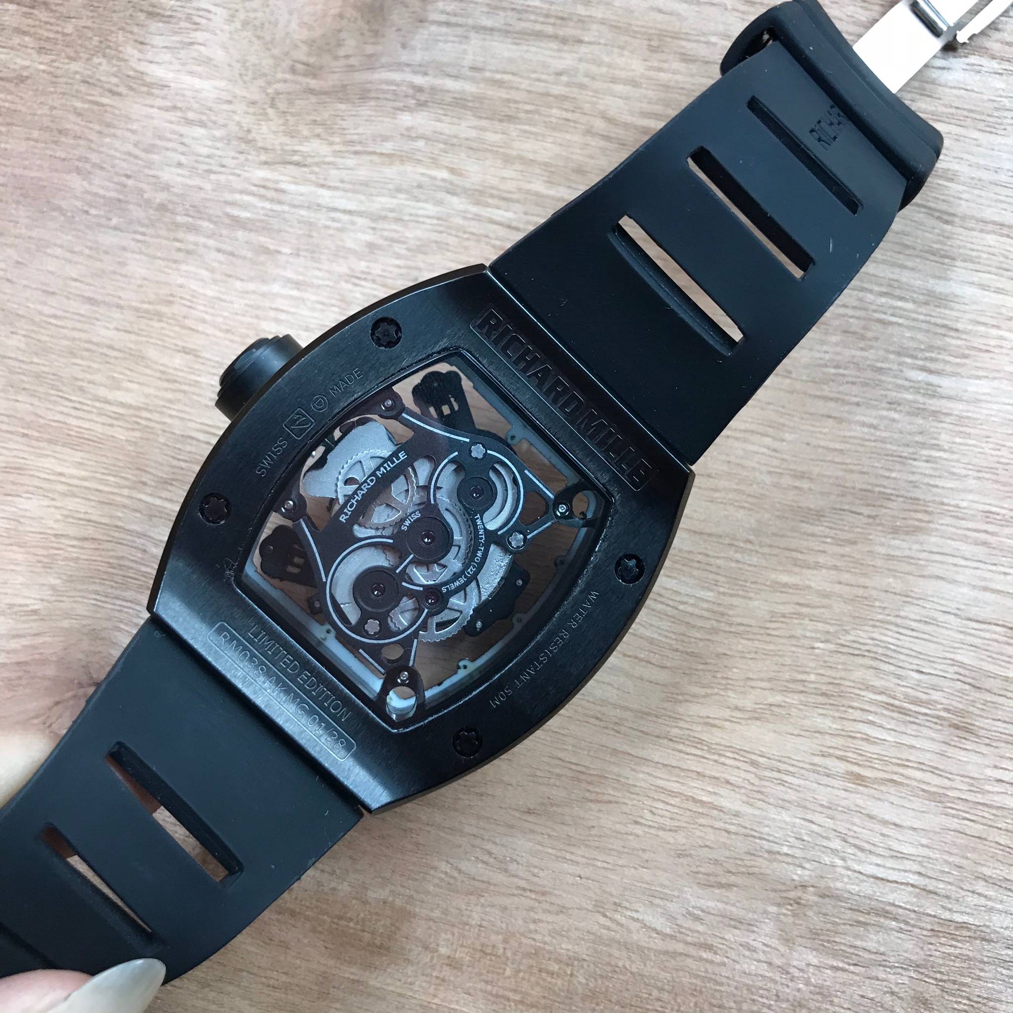 นาฬิกา Richard Mille RM038 Black - Mirror Swiss