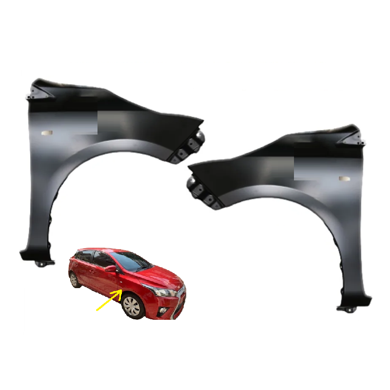 บังโคลน/แก้มข้าง TOYOTA YARIS(ยารีส) มีรูไฟ ปี2013-2017 (เหล็กดำ ยังไม่ทำสี) -ราคาต่อข้าง-