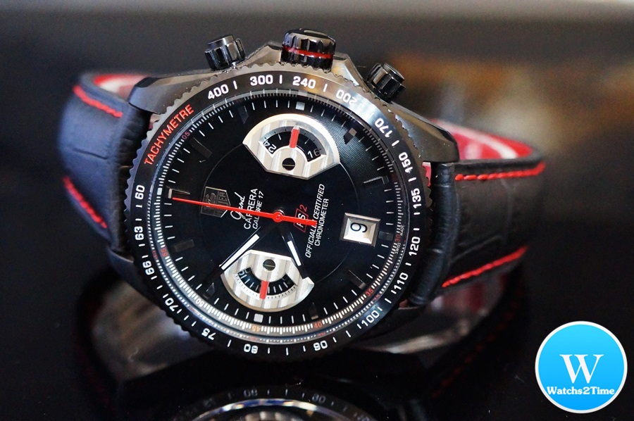 นาฬิกา TAG Heuer Grand Carrera Calibre 17 RS2 ด้ายแดง