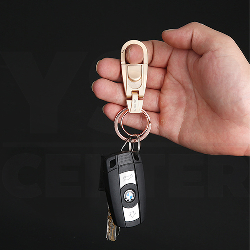 JOBON พวงกุญแจ เกรดพรีเมี่ยม ห่วงคู่ ห่วงล็อคกุญแจ ชุบเงา หนาพิเศษ