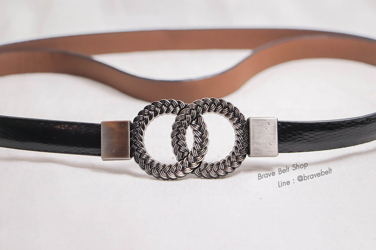 เข็มขัดหัวตะขอคล้องกัน สายแบบหยาบฟรีไซต์