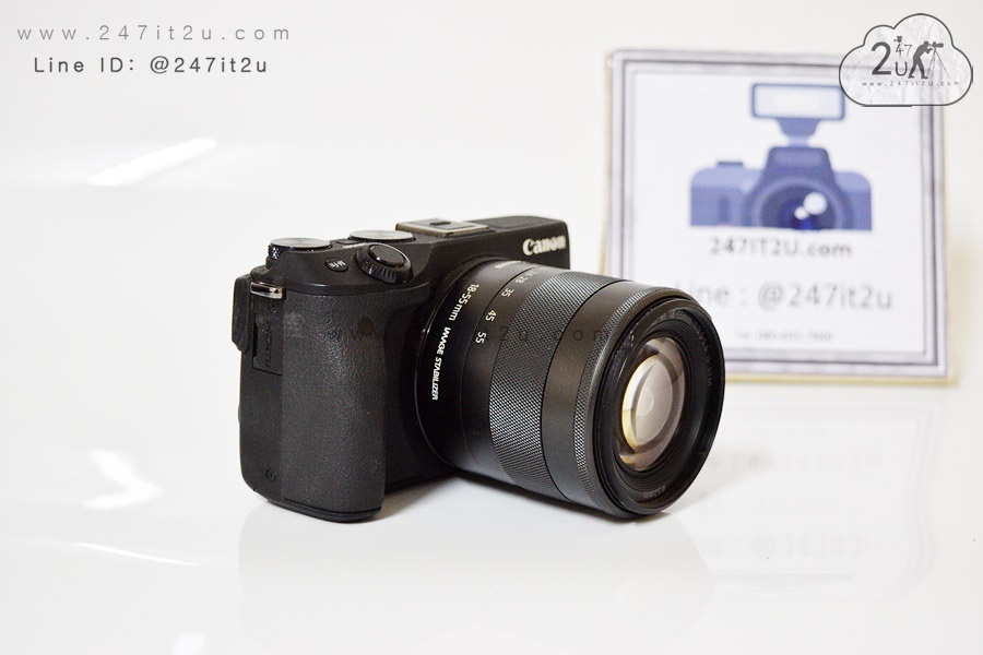 กล้อง Canon M3 + เลนส์ 18-55 mm is STM เครื่องศูนย์ สีดำ