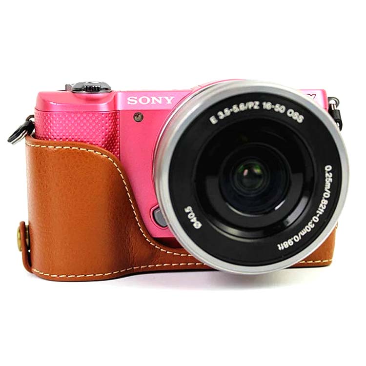 Bag Leather Case For sony A5100