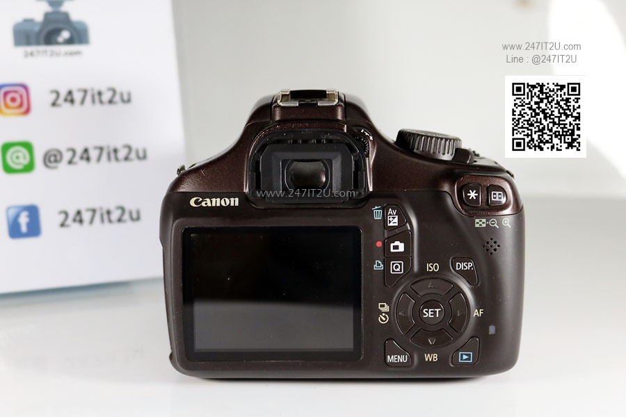 Canon EOS 1100D + เลนส์ EF-S 18-55mm f/3.5-5.6 IS STM สีน้ำตาล