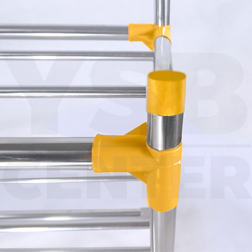 ชั้นวางรองเท้าสแตนเลส 4 ชั้น แบบท่อใหญ่พิเศษ รุ่น CB0045-SR-Y460