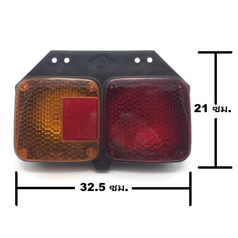 ไฟท้าย HINO(ฮีโน่) KT แบบ 2ตอน 24v (งาน O.E.M เทียบห้าง) -ราคาต่อดวง-