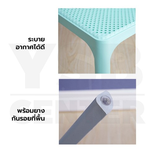 เก้าอี้สไตล์นอร์ดิก ตกแต่งร้าน ทานอาหาร พลาสติก ขึ้นรูปเต็มตัว ระบายความร้อนได้ดี