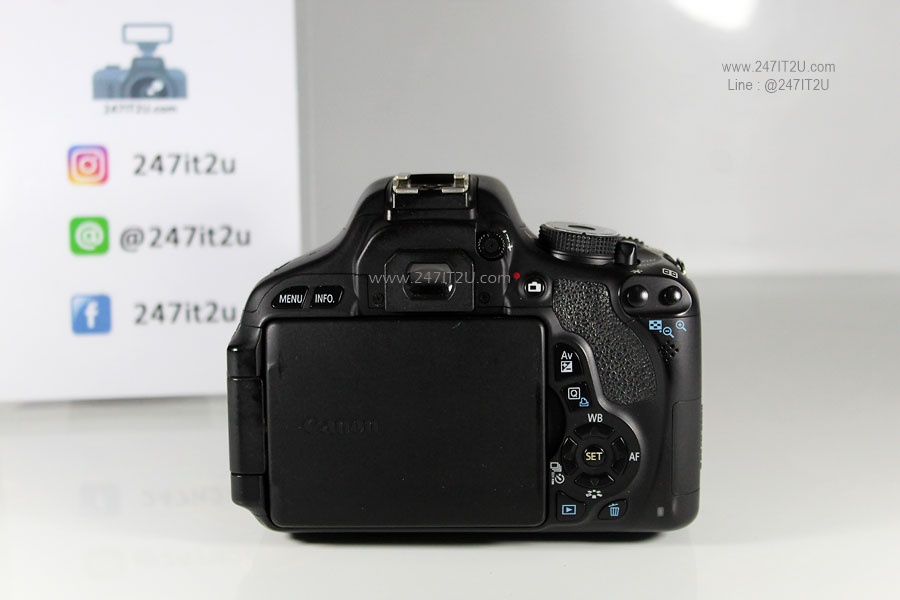 กล้อง Canon 600D +เลนส์ 18-55mm is II