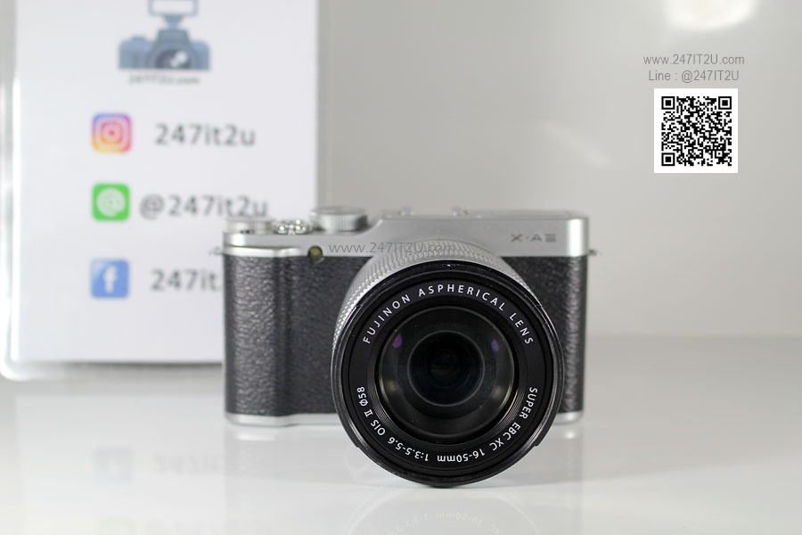 Fujifilm X-A2 พร้อมเลนส์ 16-50mm สี Silver เครื่องศูนย์