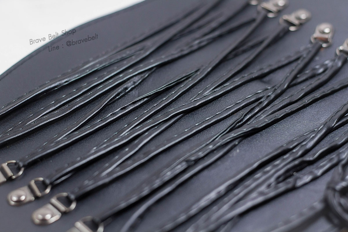 เข็มขัดโอบิเอวสูง มีเชือกห้อยด้านหน้า