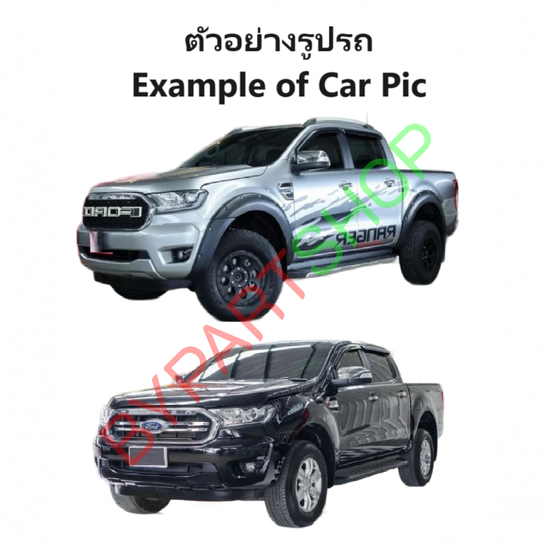กันชนท้าย FORD RANGER(เรนเจอร์) T6-XL-XLS-XLT-WILDTRAK สีดำ ทรงศูนย์ ปี2012-2021 (ครบชุด) (AC-449-002,RMP77)