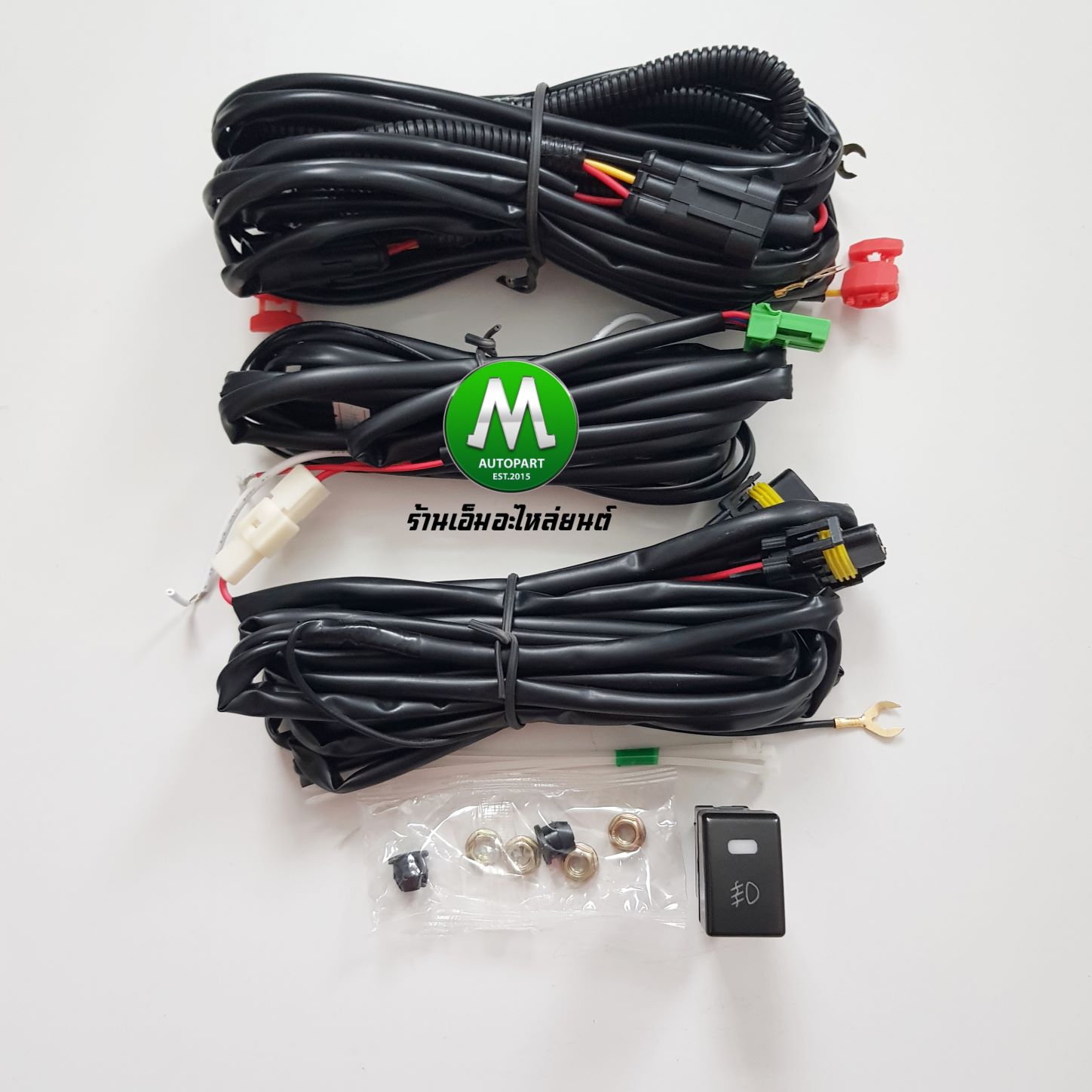 ไฟตัดหมอก ไฟสปอร์ตไลท์ โคม LED ISUZU MU-X MUX 2014 2015 2016 พร้อมฝาครอบเดย์ไลท์ ไฟเลี้ยว อีซูซุ มิวเอ็กซ์ รับประกันสินค้า 3 เดือน