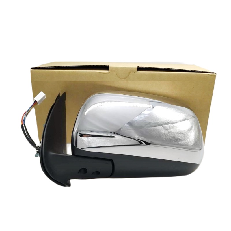 กระจกมองข้าง TOYOTA VIGO(วีโก้) โฉมที่1,2 รุ่นปรับ+พับไฟฟ้า 5สาย ปลั๊กขั้วใหญ่ ชุบโครเมียม ปี2004-2010 -ราคาต่อข้าง-