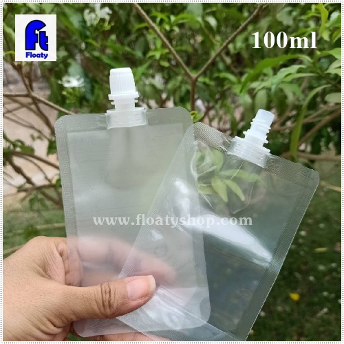 100ml ถุงใส่เจล ซองแบ่งครีม ถุงฝาเกลียว